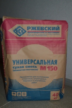 Новая фасовка сухой смеси - 40 кг